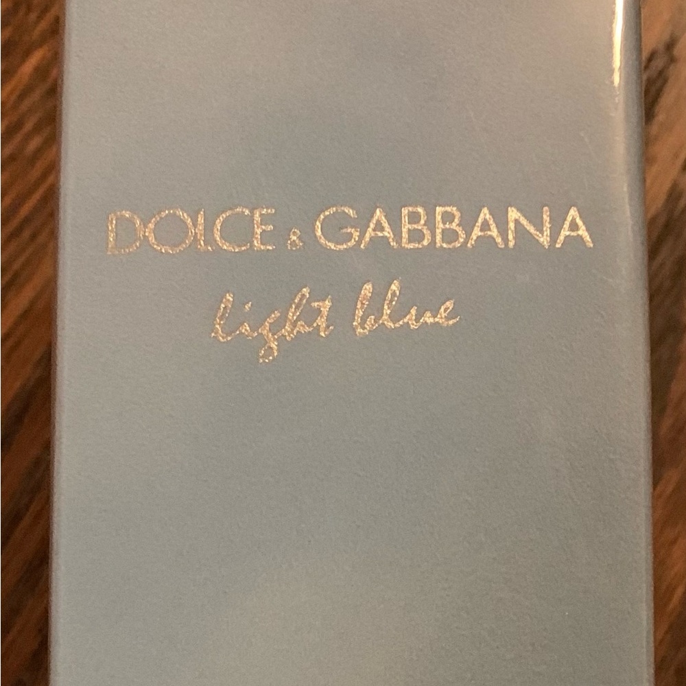 Dolce and Cabanna light blue new Body cream
